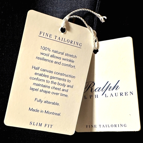 Ralph Lauren Suit Slim Fit ENTIRE SUIT 40 L (Jacket) W 33 Dillard's NWT - Picture 7 of 13